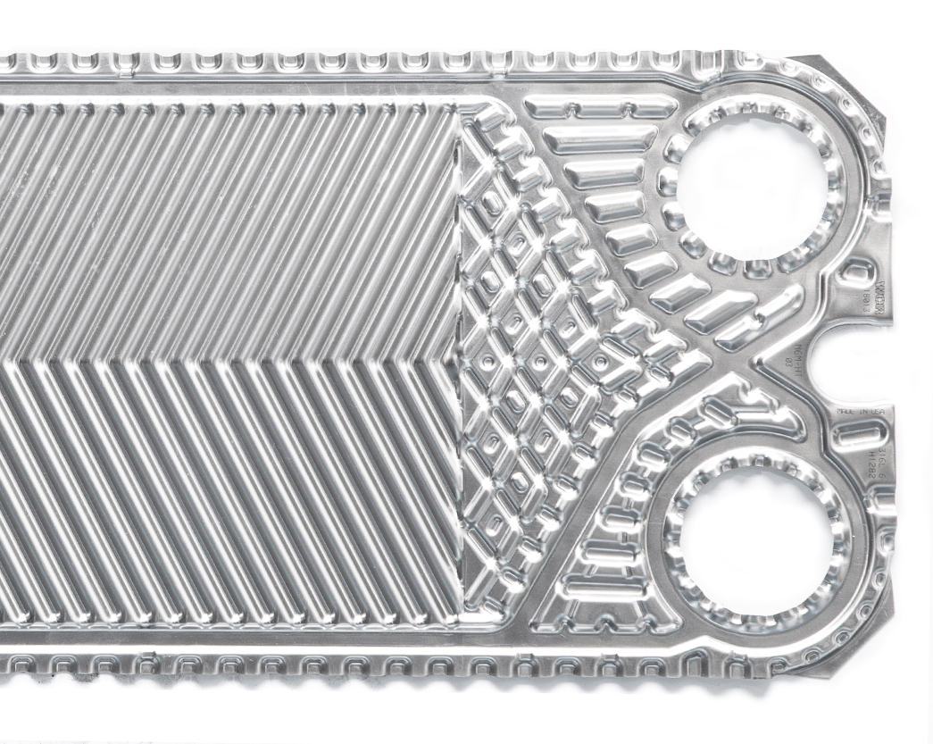 WCR heat exchanger plate